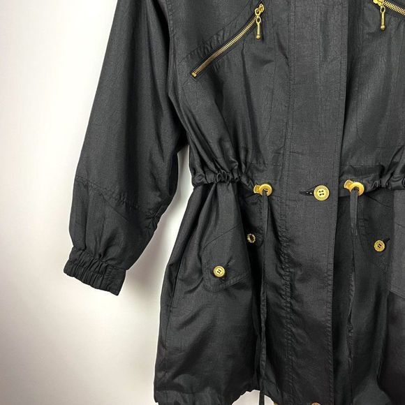 Thunder Bay Black Jacket 90s Vintage - Picture 3 of 6